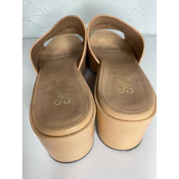 Seychelles Leather Heeled Mules - Picture 4 of 8